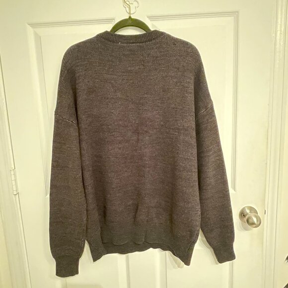 FEAR OF GOD ESSENTIALS Knit Sweater - Black/Dark Slate, Size Large - Picture 2 of 6